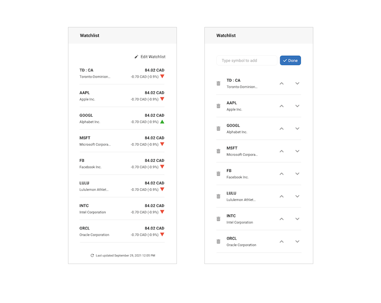 Lite Watchlist